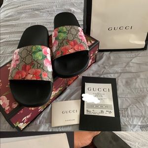 Gucci Blooms Supreme Slides
